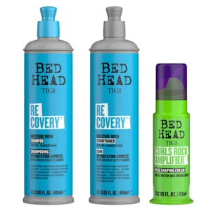 TIGI Bed Head Kit Recovery Moisture Rush Shampoo + Conditioner + Curls Rock113ml - Imagen 1 de 1