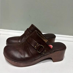 BOC Born of Concept Women’s Brown Slide-In Comfort Clogs-size 10 - Picture 1 of 7
