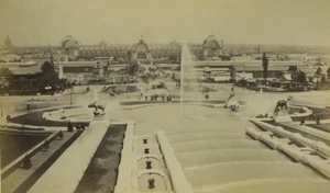 France Paris World Fair Champ de Mars general view Old Photo 1878 - Imagen 1 de 3