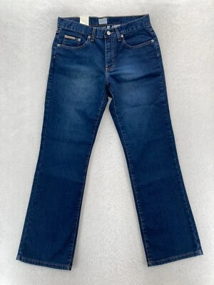 Pantalones de mezclilla elásticos azul lavado oscuro vintage de Calvin Klein para mujer 6 Foto 1 de 4