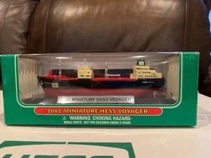 2002 HESS MINIATURE VOYAGER TANKER BOAT MIB! FROM FRESH CASE - Picture 1 of 6