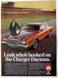 Dodge Charger Daytona Richard Petty Magazine Print Ads 1976 vintage - Picture 1 of 1