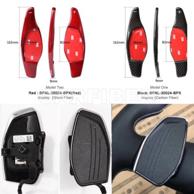 Extensión de paleta de cambio de volante de fibra de carbono para Audi RS3 RS4 RS5 R8 TTRS Foto 1 de 4