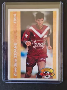 Zinedine Zidane Bordeaux Rookie 1994 Carte Foot Panini UNFP #155 Français - Picture 1 of 3