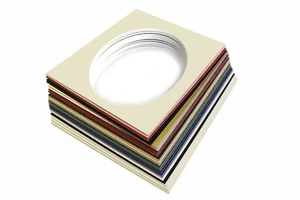 6x4" Oval Aperture Picture Photo Mount with 3x5" Aperture Lots of Colours - Picture 1 of 23