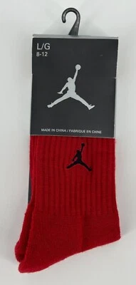 Vintage Air Jordan Socks Mens Large (8-12) Jumpman Logo Red  2008 Y2K Retro 90s - Image 1 of 4