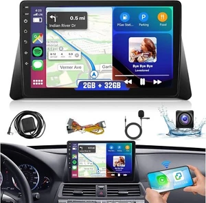 12.3" Wireless Carplay/Android Auto Stereo for 2018-2021 Honda Accord  LTE QLED - Picture 1 of 8