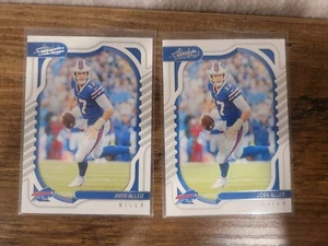 2022 Absolute #25 Josh Allen - Buffalo Bills - LOT OF 2 - MINT/NRMT - Picture 1 of 1