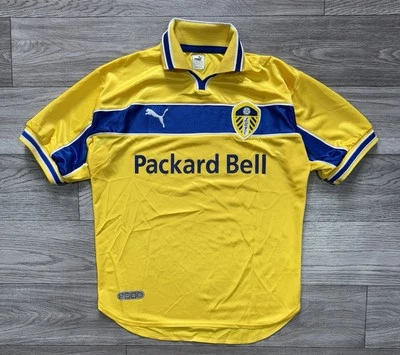 LEEDS UNITED 1999 2000 THIRD FOOTBALL SHIRT SOCCER JERSEY PUMA SIZE M - Image 1 of 4