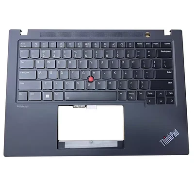 New For Lenovo ThinkPad T14s Gen 3 Palmrest+US Keyboard Backlit WWAN 5M11H27639 - Image 1 of 2