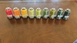 Filo da ricamo a macchina Floriani - Lotto di 9 bobine - Colori misti - NUOVO sigillato - Foto 1 di 9