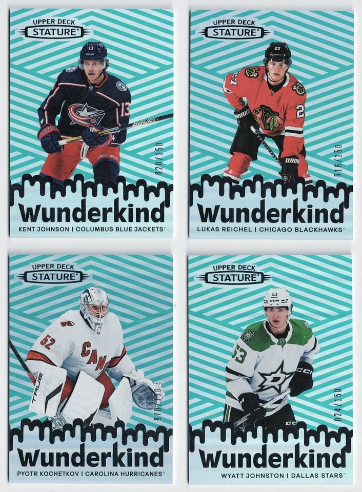 2022-23 Upper Deck Stature Wunderkind Green Inserts #/150 Pick From List !! - Image 1 of 1