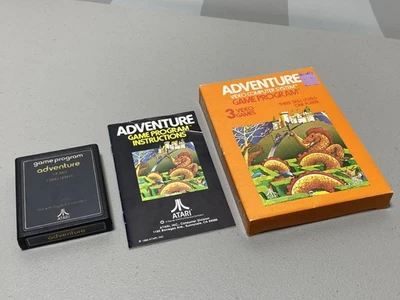 Adventure (for Atari 2600, 1980) Complete in Box CIB NICE!! - Image 1 of 4