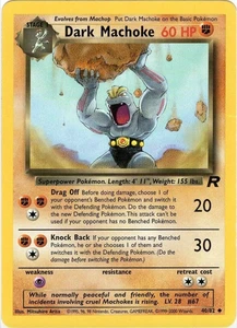 Dark Machoke 40/82 Team Rocket Vintage Pokemon Card - Picture 1 of 7