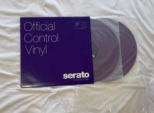 Serato Official Control Vinyl 2.5 Purple 12 Inch Pair DJ DVS Turntable Set Music - Picture 1 of 2