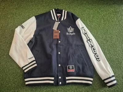 Chaqueta universitaria Mitchell & Ness Los Angeles Kings polar lavada para hombre XL NUEVA CON ETIQUETAS  Foto 1 de 4