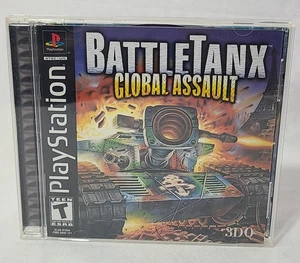 BattleTanx Global Assault - PlayStation PS1 Videojuego 2000 Manual Completo En Caja Original - Imagen 1 de 11