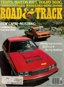 ROAD & TRACK ~Aug 1978~ Mazda RX-7, Capri-Mustang, Volvo 262C, M-B 300SD, Jaguar - Picture 1 of 2