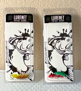 2 Rebel Teeny Wee Craw Kunstköder - Custom Painted by Lurenet. Mossback und Strahlung - Bild 1 von 6