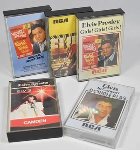 Elvis Presley - 5 Casette Tapes - In Concert - You'll Never Walk Alone - Girls! - Picture 1 of 7