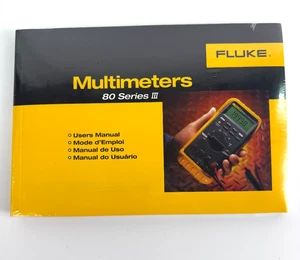 Fluke Multimeters 80 Serie III Manuale Utente Introduzione Nuovo Sigillato - Foto 1 di 4
