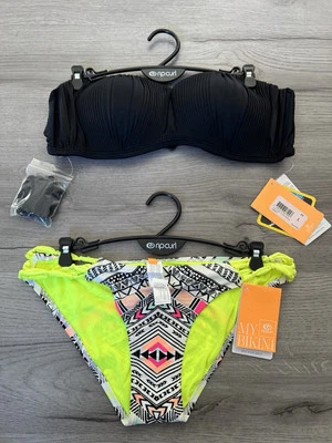 Damen Bikini Größe L Bandeau Ripcurl vermutlich D-Cup nur anprobiert  - Bild 1 von 4