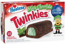 NEW HOSTESS USA LIMITED EDITION TWINKIES MINT CHOCOLATE 13.58 OZ (385g) BOX BUY