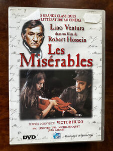 Les Miserables DVD 1985 French Victor Hugo Movie Drama No ENGLISH!