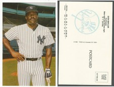 1985 TCMA Baseball, New York Yankees Postcard, Don Baylor