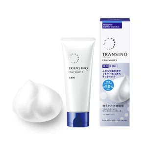 Transino Clear Wash EX 100g White Wash Facial Cleanser Cream Foam Cleanser - Picture 1 of 8