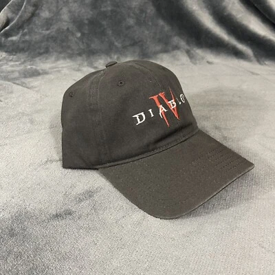DIABLO IV Blizzard Gorra de Pelota Negra Ajustable SnapBack Sombrero Anime Manga Foto 1 de 4