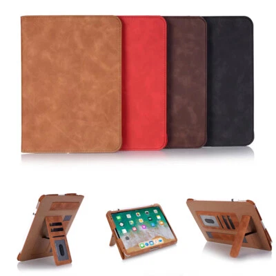 Retro Leather Flip Card Slot Stand Case For iPad 5 6 Gen 9.7" Mini 4 3 2 1 7.9" - Image 1 of 4