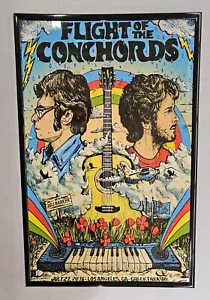 Flight Of The Conchords 2016 LA Concert Poster 11 X 17 Framed - Picture 1 of 2