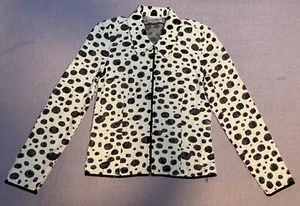 Joseph Ribkoff schwarz/weiß transparente Reißverschlussjacke Damengröße 6 " - Bild 1 von 10