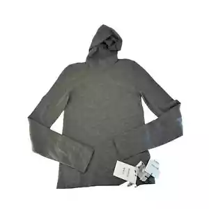 Maglione con cappuccio Bottega Veneta misto cashmere balaclava grigio taglia small - Foto 1 di 15