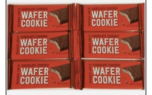 6 Packs Trader Joe's Chocolate Covered Wafer Cookie 1.94 oz Each Pack - Picture 1 of 2