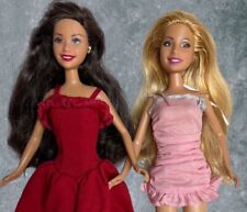 DISNEY Mattel High School Musical GABRIELLA  & SHARPAY Doll in Red Pink Dress