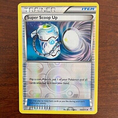 Super Scoop Up 100/111 Reverse Holo Uncommon XY Furious Fists Pokemon Card