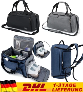 Reisetasche Weekender Sporttasche Gymbag Dufflebag m/ Schuhfach für Herren Damen - Bild 1 von 13