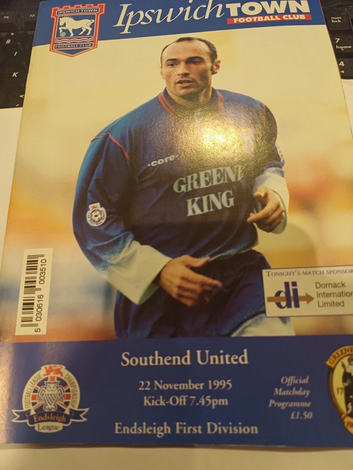 Ipswich Town v Southend United, 1995-96 - Image 1 of 1