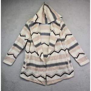 Maurices Cardigan Women's 2XL XXL Pink Hooded Fleece Lined Soft Cozy Western - Picture 1 of 14