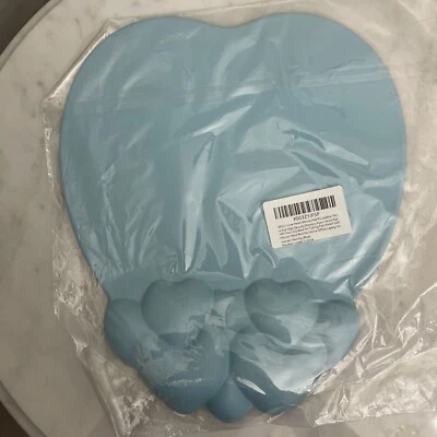 Cloud Mouse Pad with Wrist Rest Support Ergonomic Pain Relief Medium Sz Pad blue - Image 1 of 2