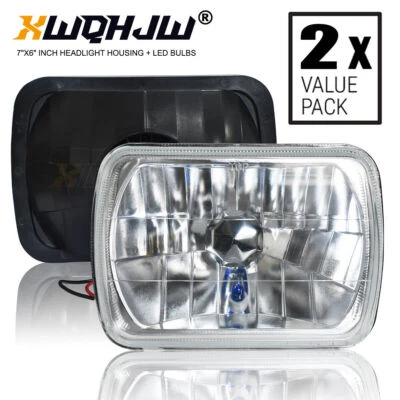 For E-150 / Econoline E-250 E-350 Super Duty 5x7 7x6Inch LED Headlight Bulb DOT - Image 1 of 4