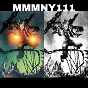 JUEGO DE CUBIERTA VARIANTE VIRGEN EXCLUSIVA HELLCOP #1 JASON SHAWN ALEXANDER CON CERTIFICADO DE AUTENTICIDAD LTD  - Imagen 1 de 1