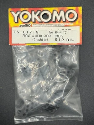 Yokomo ZS-017TG Front & Rear Shock Towers (Graphite) for MR-4 Touring Car - Image 1 of 2