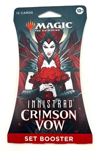 Magic The Gathering Innistrad Crimson Vow Set Booster NIP 12 Cards Made In USA - Picture 1 of 9