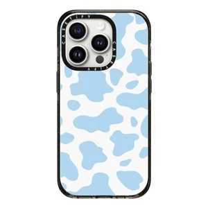CASETiFY - Funda de impacto con MagSafe para Apple iPhone 15 Pro - Estampado de vaca azul - Imagen 1 de 5