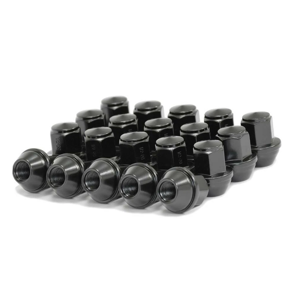 20 tacos negros 1/2"x20 aptos para Ford Mustang 1979 a 2014 13/16" kit hexagonal W1X Foto 1 de 1