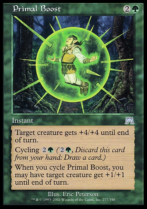 Magic the Gathering MTG Primal Boost (277) Onslaught   LP - Image 1 of 1