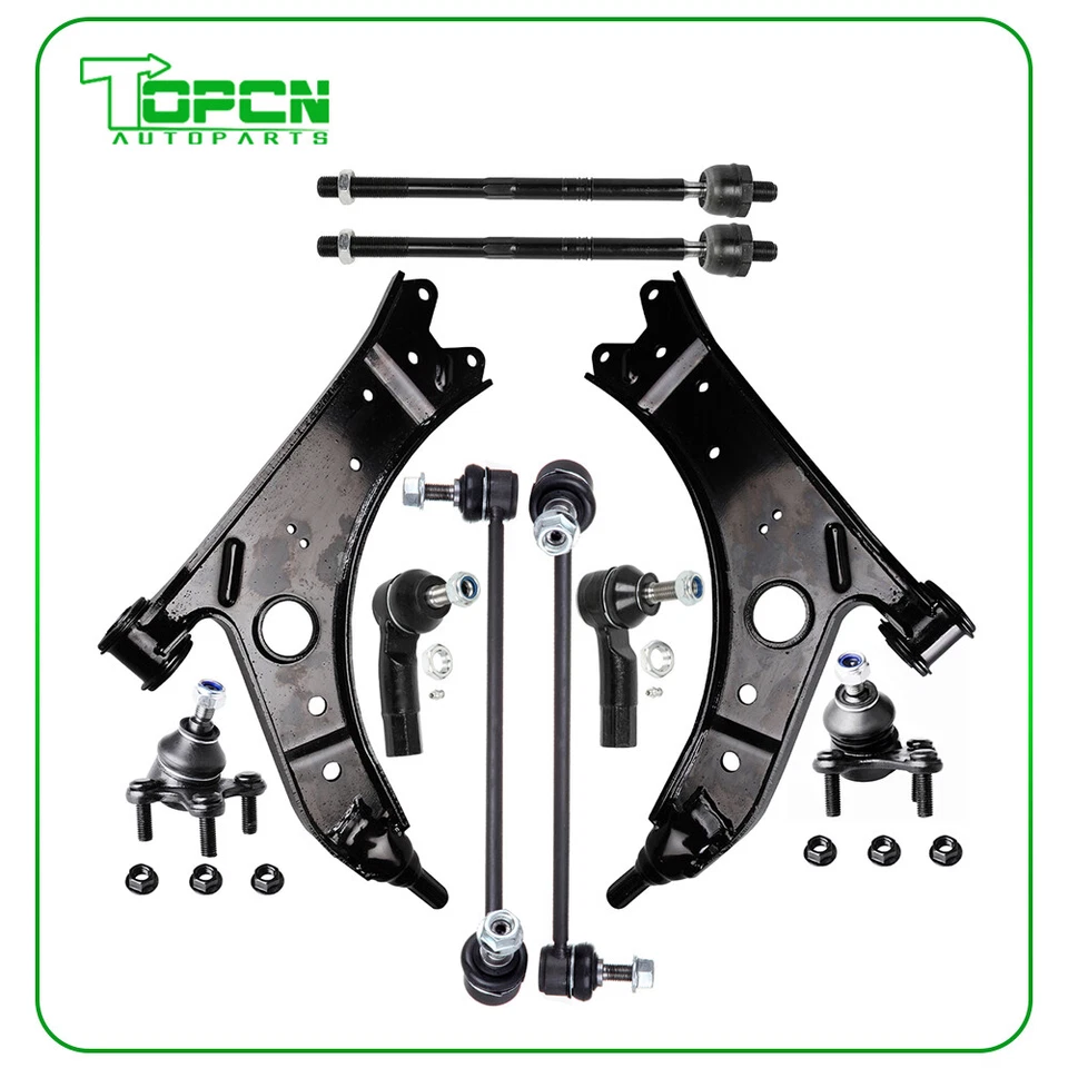Front Lower Control Arm Tie Rod Suspension For 2006-2016 Audi A3 Eos Golf Jetta Foto 1 de 4